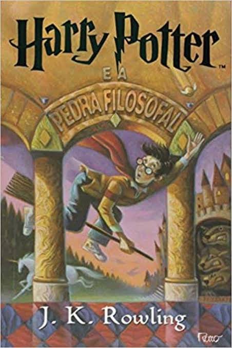 Capa de Harry Potter e a Pedra Filosofal